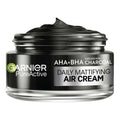 Garnier - Pure Active AHA + BHA Enriched With Charcoal 3 In 1 Daily Mattifying Air Cream For Blemish-Prone Skin - 50ml (Germany)