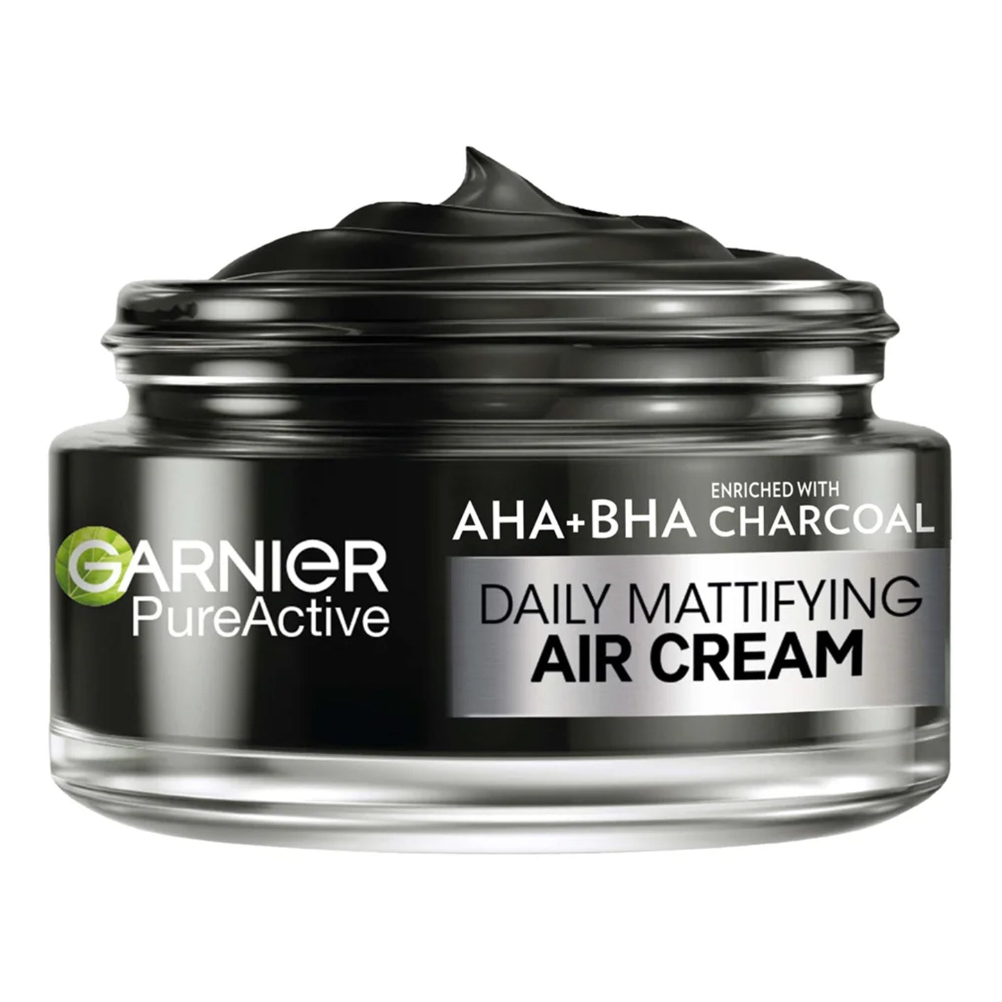 Garnier - Pure Active AHA + BHA Enriched With Charcoal 3 In 1 Daily Mattifying Air Cream For Blemish-Prone Skin - 50ml (Germany)