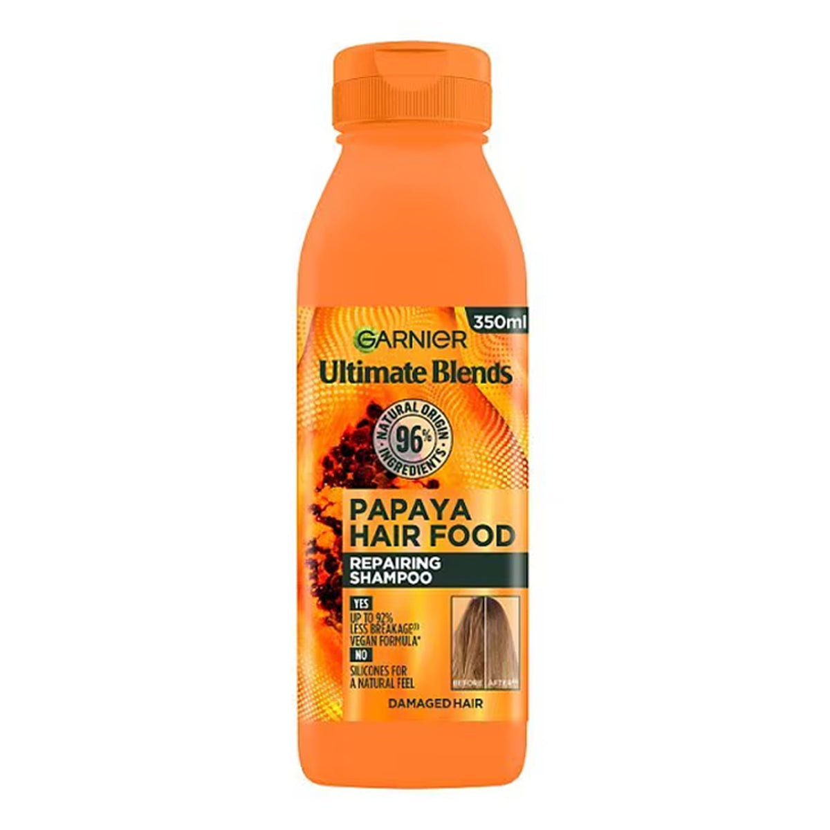 Garnier - Ultimate Blends Repairing Papaya Hair Food Shampoo For Damages Hair - 350ml (Italy)