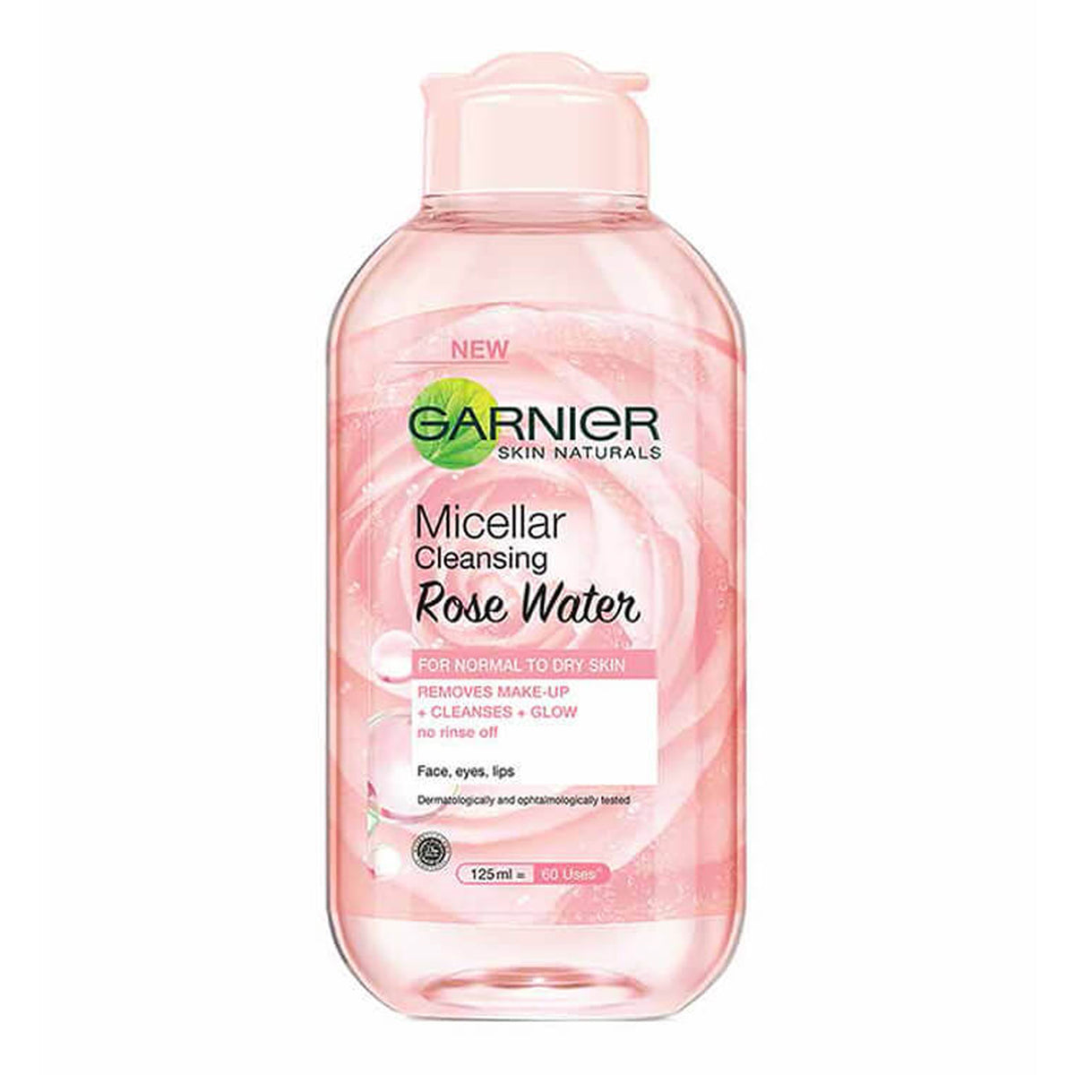 Garnier - Skin Naturals Rose Water Micellar Cleansing Water For Normal To Dry Skin - 125ml (Indonesia)