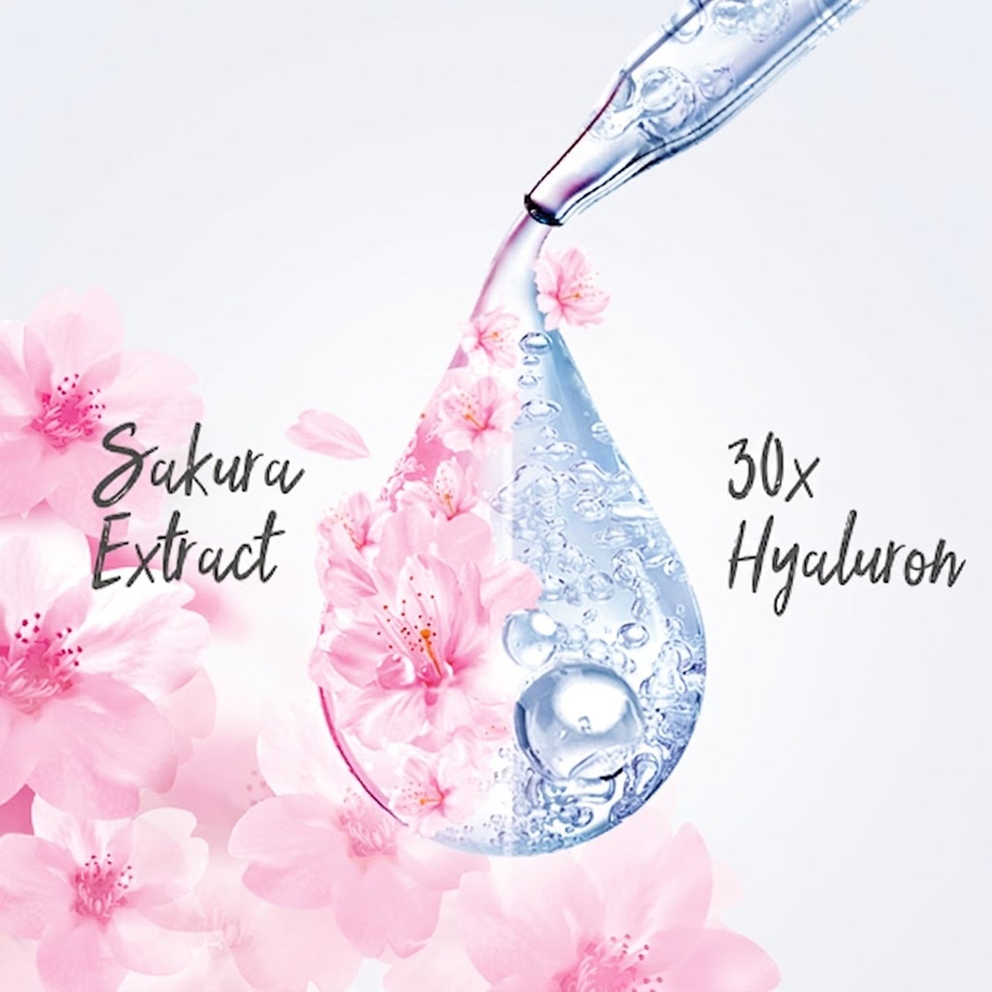 Garnier - Sakura Glow Hyaluron Face Wash Even For Sensitive Skin - 100ml (Indonesia)