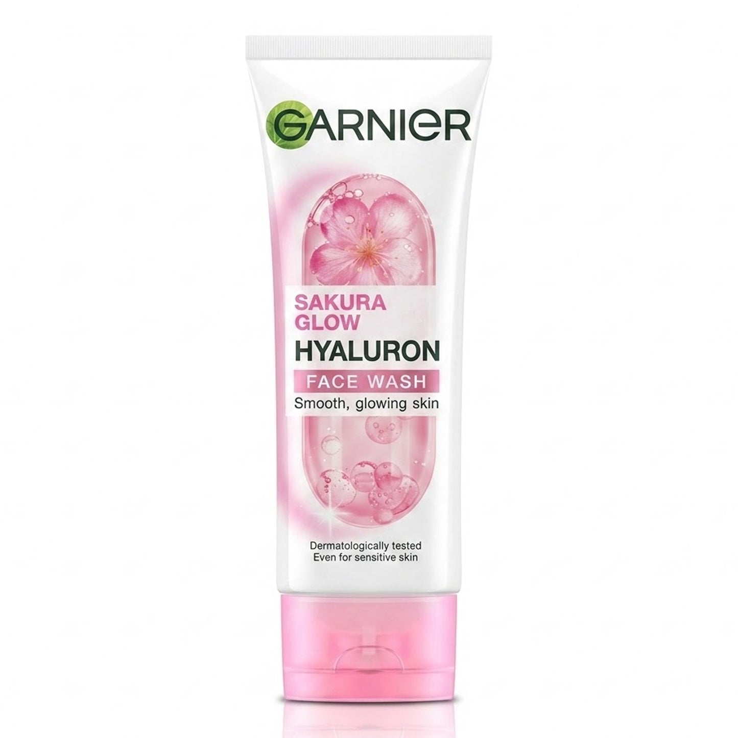 Garnier - Sakura Glow Hyaluron Face Wash Even For Sensitive Skin - 100ml (Indonesia)