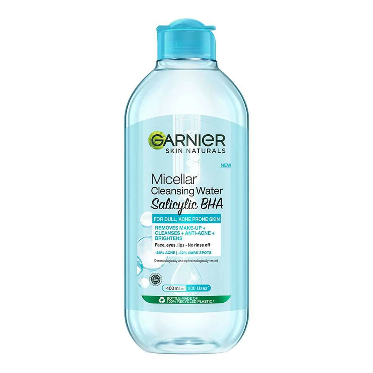 Garnier - Skin Naturals Salicylic BHA Micellar Cleansing Water For Dull, Acne-Prone Skin - 400ml (Indonesia)