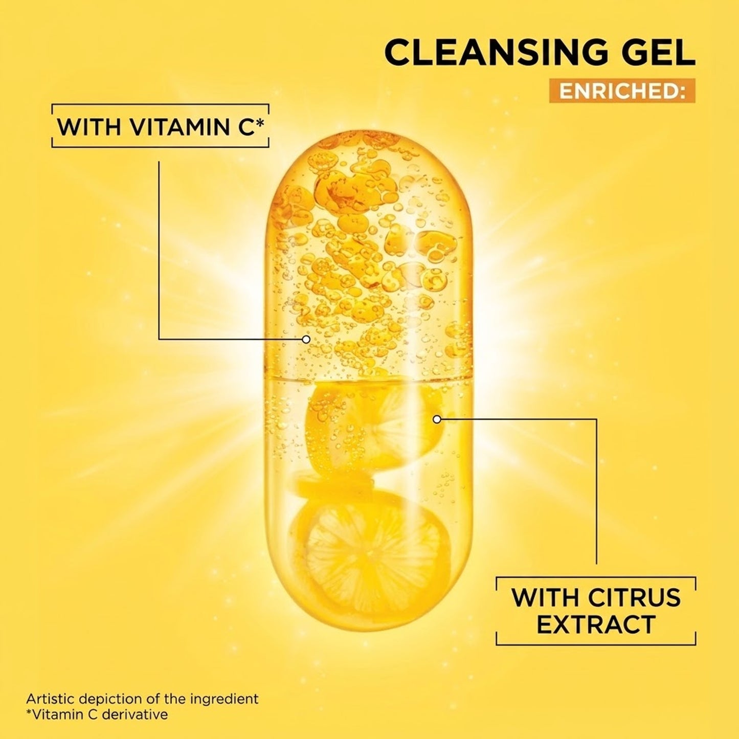 Garnier - Skin Naturals Vitamin C Clarifying Wash For Dull Skin - 200ml (Poland)