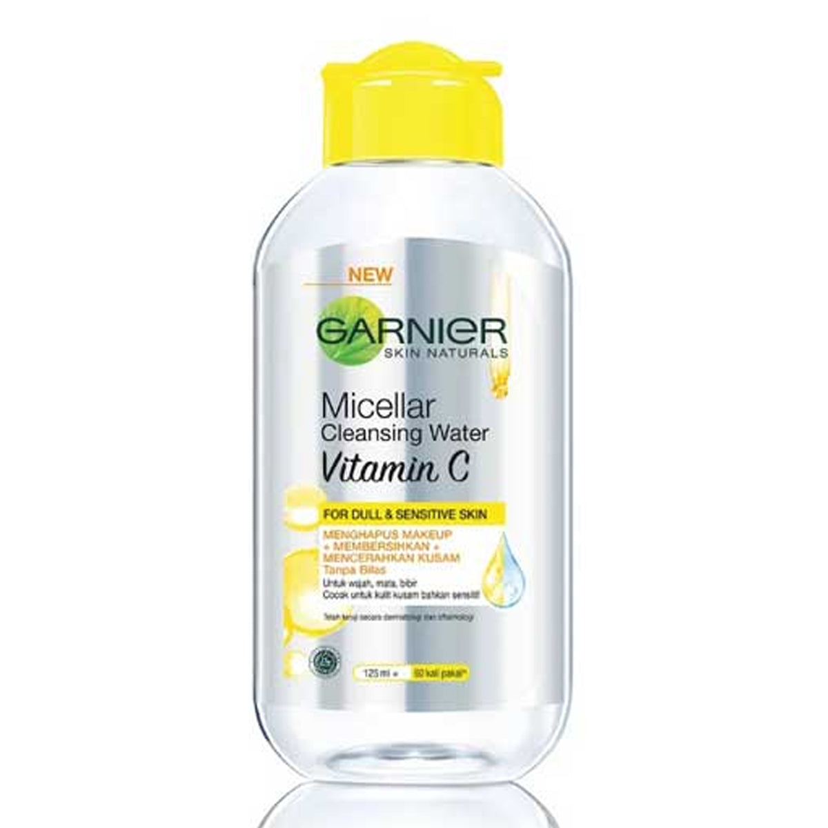 Garnier - Skin Naturals Vitamin C Micellar Cleansing Water For Dull & Sensitive Skin - 125ml (Indonesia)