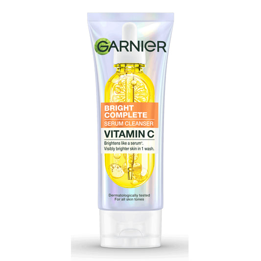Garnier - Bright Complete Vitamin C Serum Cleanser For All Skin Tones - 100ml (Indonesia)