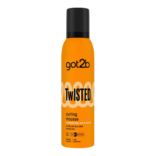 Got2B - Twisted Curling Mousse For 96H Anti-Frizz Effect - 250ml (Germany)