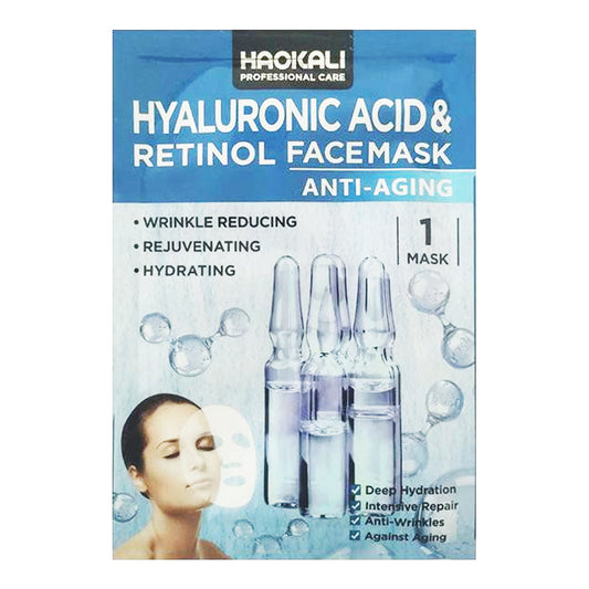 HAOKALI - HYALURONIC ACID & RETINOL ANTI-AGING FACE MASK