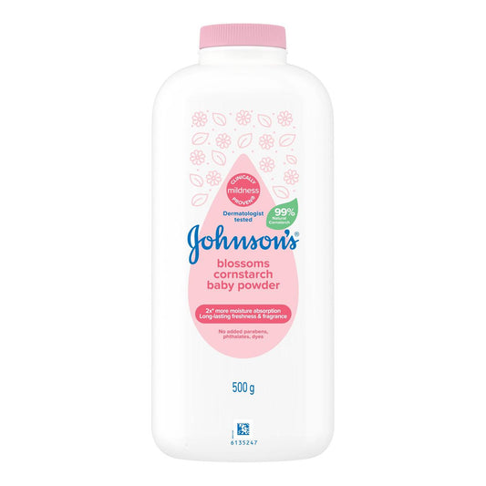 Johnson's - Blossoms Cornstarch Baby Powder - 500g (Thailand)