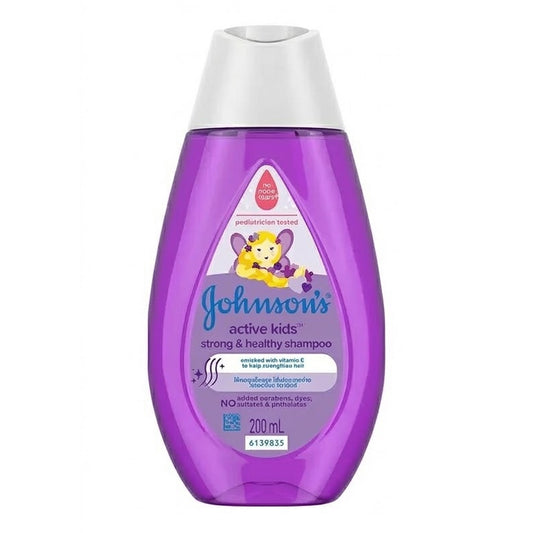 Johnson's - Active Kids Strong & Healthy Shampoo - 200ml (Malaysia)