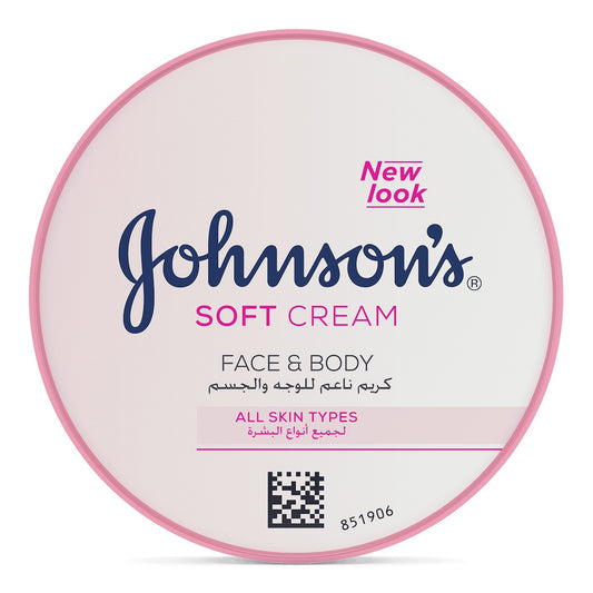 Johnson's - Face & Body Soft Cream - 200ml (UAE)