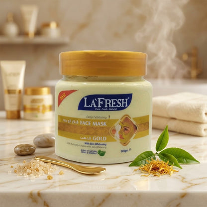 La Fresh - Deep Exfoliating Gold Mask With Skin Whitening - 575g (UAE)