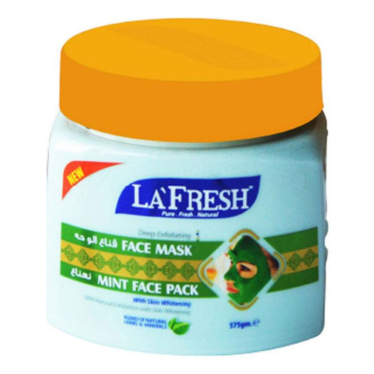 La Fresh - Deep Exfoliating Mint Face Pack & Face Mask With Skin Whitening - 575g