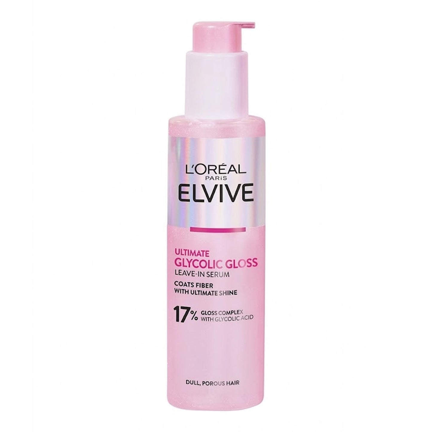 L'Oreal Paris - Glycolic Gloss Leave-In Serum With Glycolic Acid For Dull, Porous Hair - 150ml (France)
