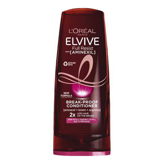 L'Oreal Paris - Elvive Full Resist Break-Proof Conditioner With Aminexil + Biotin + Arginine - 300ml