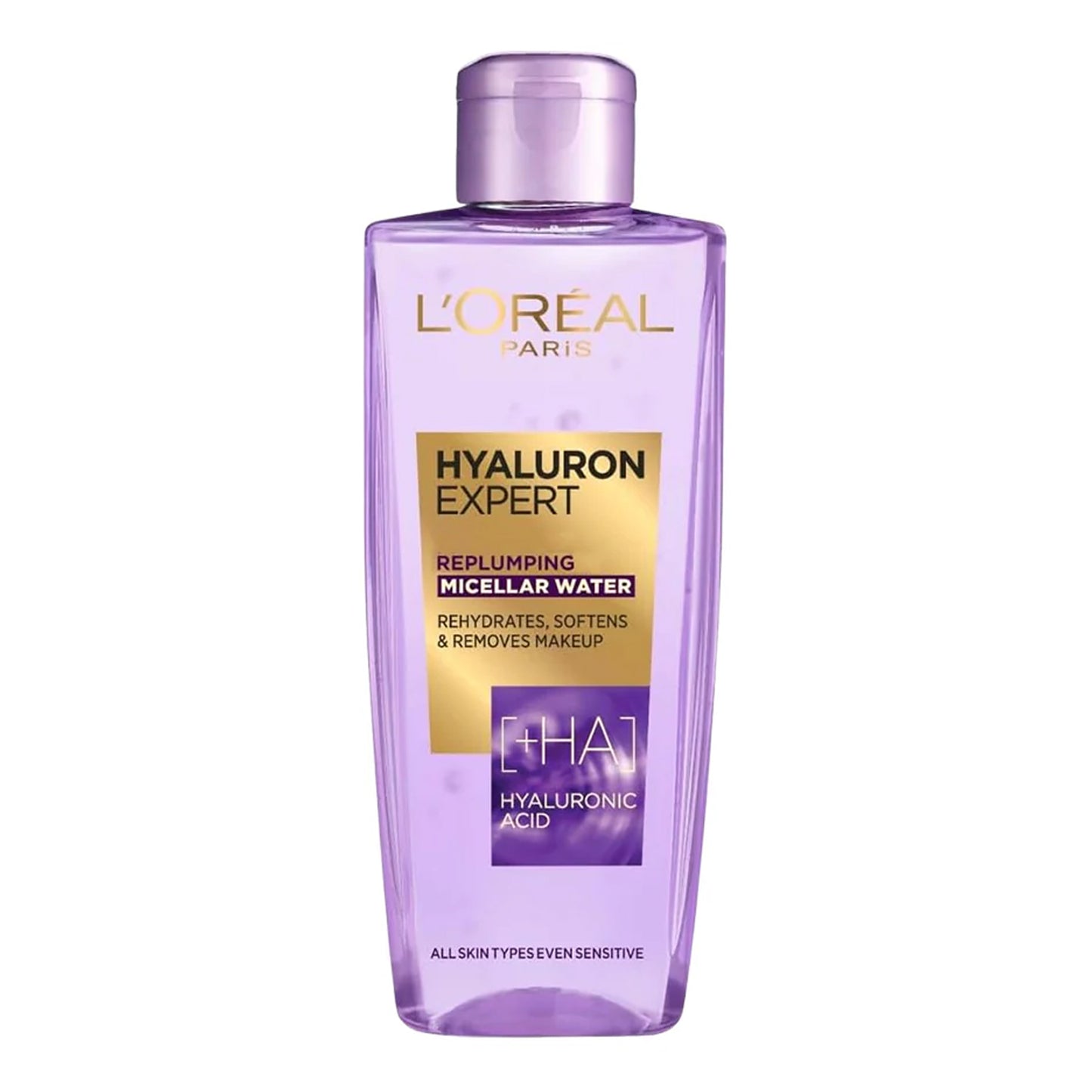 L'Oreal Paris - Hyaluron Expert Replumping Micellar Water With Hyaluronic Acid For All Skin Types Even Sensitive - 200ml (Poland)