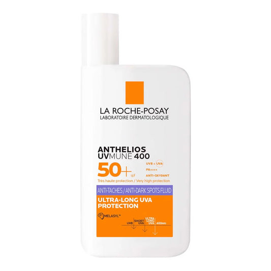 La Roche-Posay - Anthelios UVMune 400 Anti-Dark Spots Fluid Sun Cream SPF 50+ PA++++ - 50ml (France)