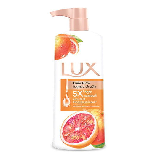 Lux - Clear Glow Energizing Grapefruit Fragrance Body Wash - 450ml