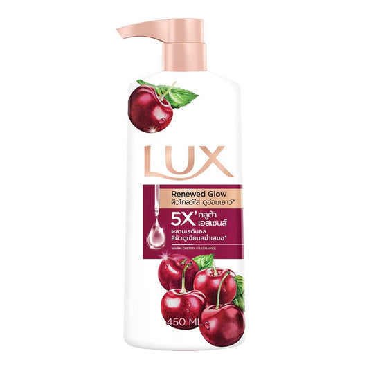 Lux - Renewed Glow Warm Cherry Fragrance Body Wash - 450ml