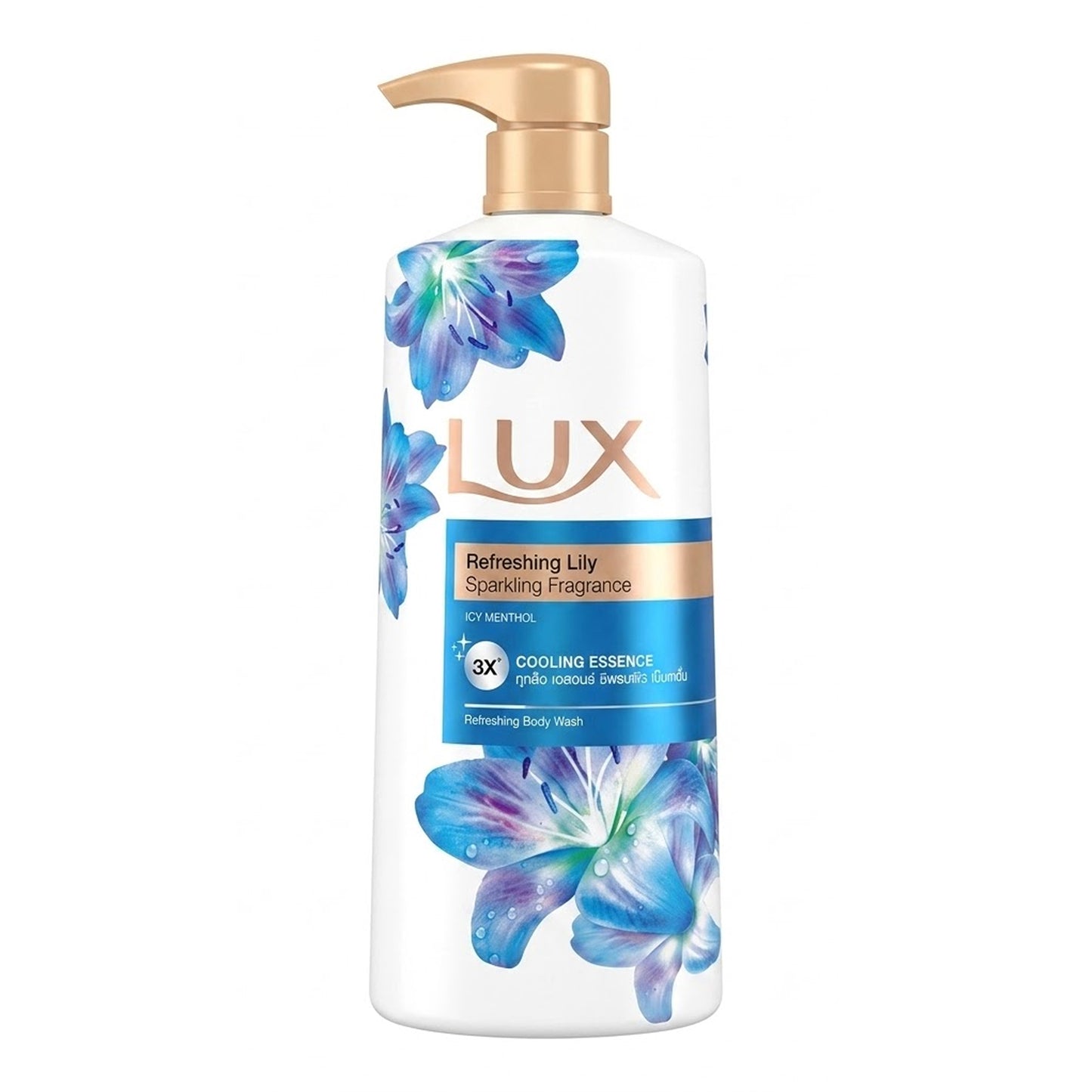 Lux - Refreshing Lily Sparkling Fragrance Refreshing Body Wash With Everscent Essential Oil - 1L (PRC)
