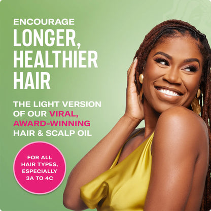 Mielle - Rosemary Mint Light Scalp & Hair Strengthening Oil Infused With Biotin & Encourages Longer, Healthier Hair - 59ml (USA)