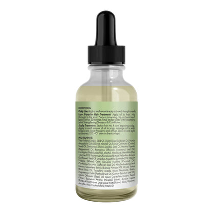 Mielle - Rosemary Mint Light Scalp & Hair Strengthening Oil Infused With Biotin & Encourages Longer, Healthier Hair - 59ml (USA)