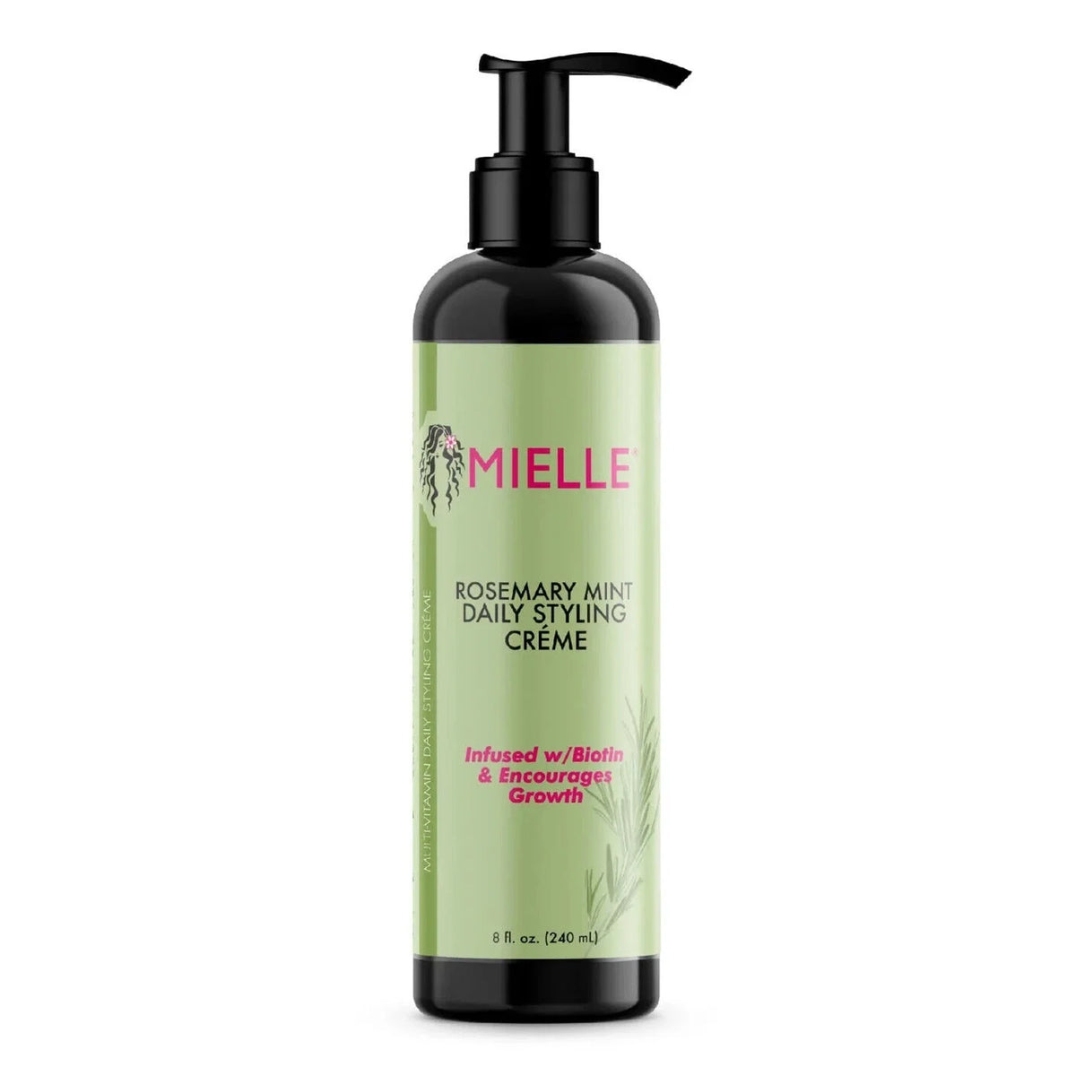 Mielle - Rosemary Mint Daily Styling Creme Infused With Biotin & Encourages Longer, Healthier Hair - 240ml (USA)