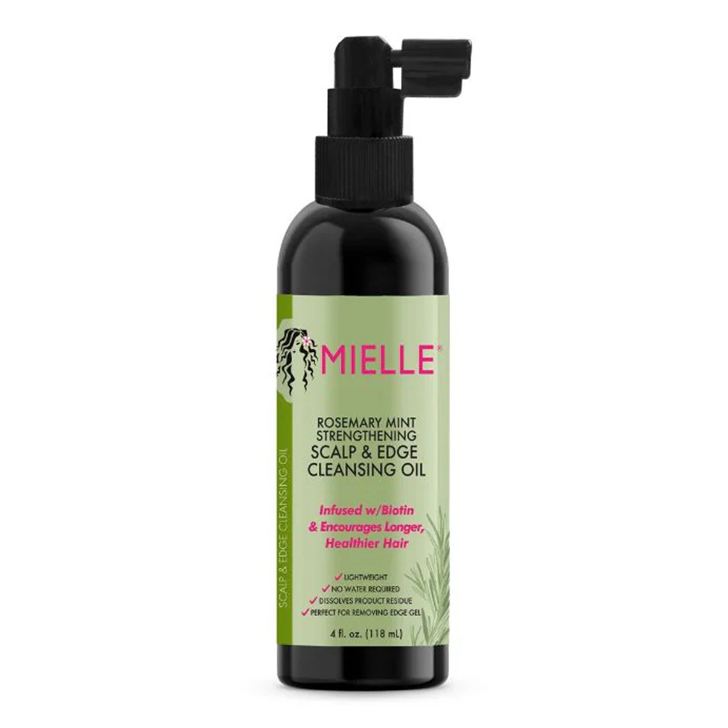 Mielle - Rosemary Mint Strengthening Scalp & Edge Cleansing Oil Infused With Biotin & Encourages Longer, Healthier Hair - 118ml (USA)