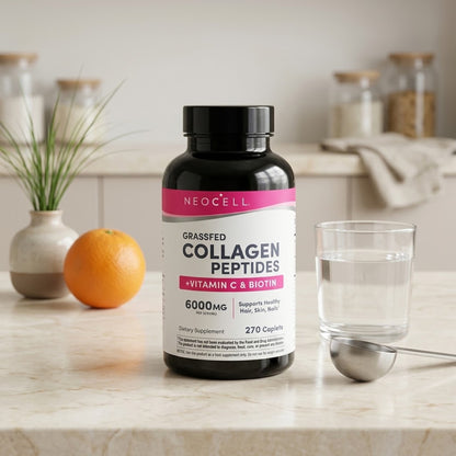 Neocell - Grassfed Collagen Peptides + Vitamin C & Biotin 6000mg - 270 Tablets (USA)