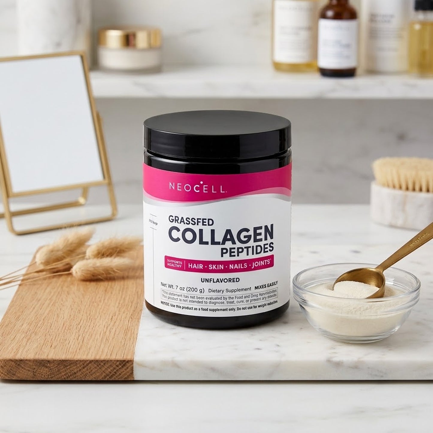 Neocell - Grassfed Collagen Peptides Unflavored Powder - 200g (USA)