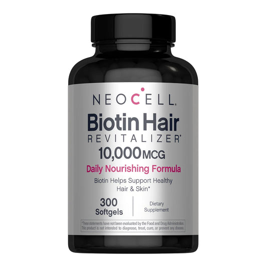 Neocell - Biotin Hair Revitalizer 10000mcg - 300 Softgels (USA)