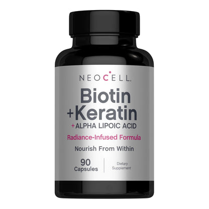 Neocell - Biotin + Keratin + Alpha Lipolic Acid - 90 Capsules (USA)