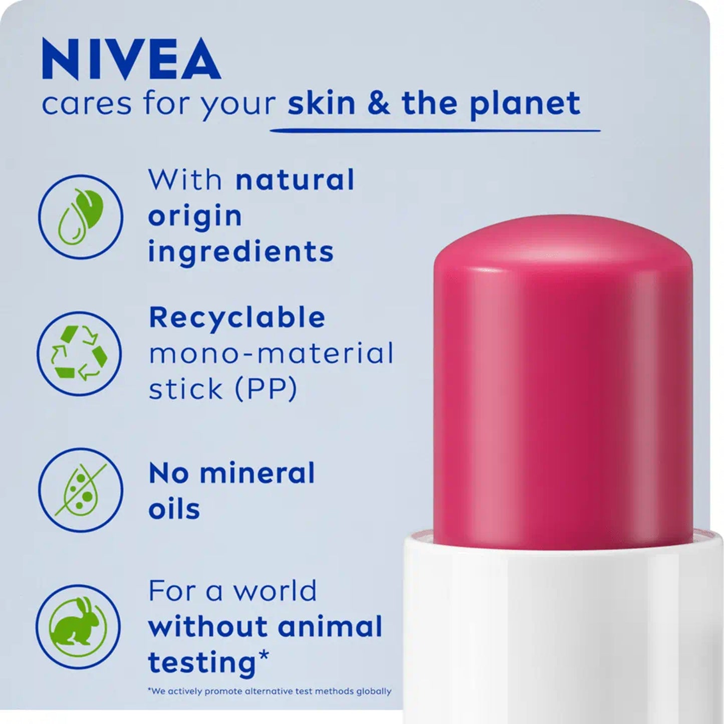 Nivea - Cherry Shine 24H Moisture Lip Balm With Shea Butter & Natural Oils Enriched With Vitamins - 4.8g (Thailand)