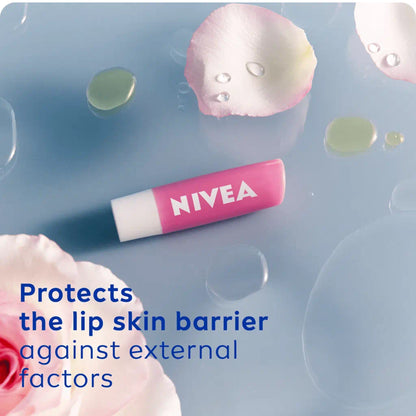 Nivea - Soft Rose Lip 24H Melt-In Moisture Balm With Shea Butter & Natural Oils Enriched With Vitamins - 4.8g (Thailand)