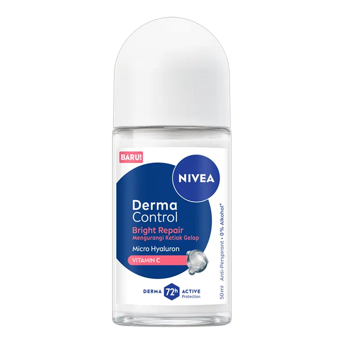 Nivea - Derma Control Bright Repair 72H Anti-Perspirant Roll On - 50ml (Indonesia)