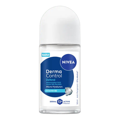 Nivea - Derma Control Defend 72H Anti-Perspirant Roll On - 50ml (Indonesia)