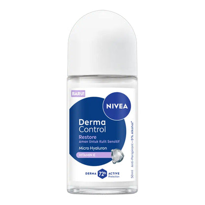 Nivea - Derma Control Restore 72H Anti-Perspirant Roll On - 50ml (Indonesia)