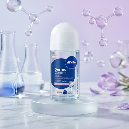 Nivea - Derma Control Restore 72H Anti-Perspirant Roll On - 50ml (Indonesia)