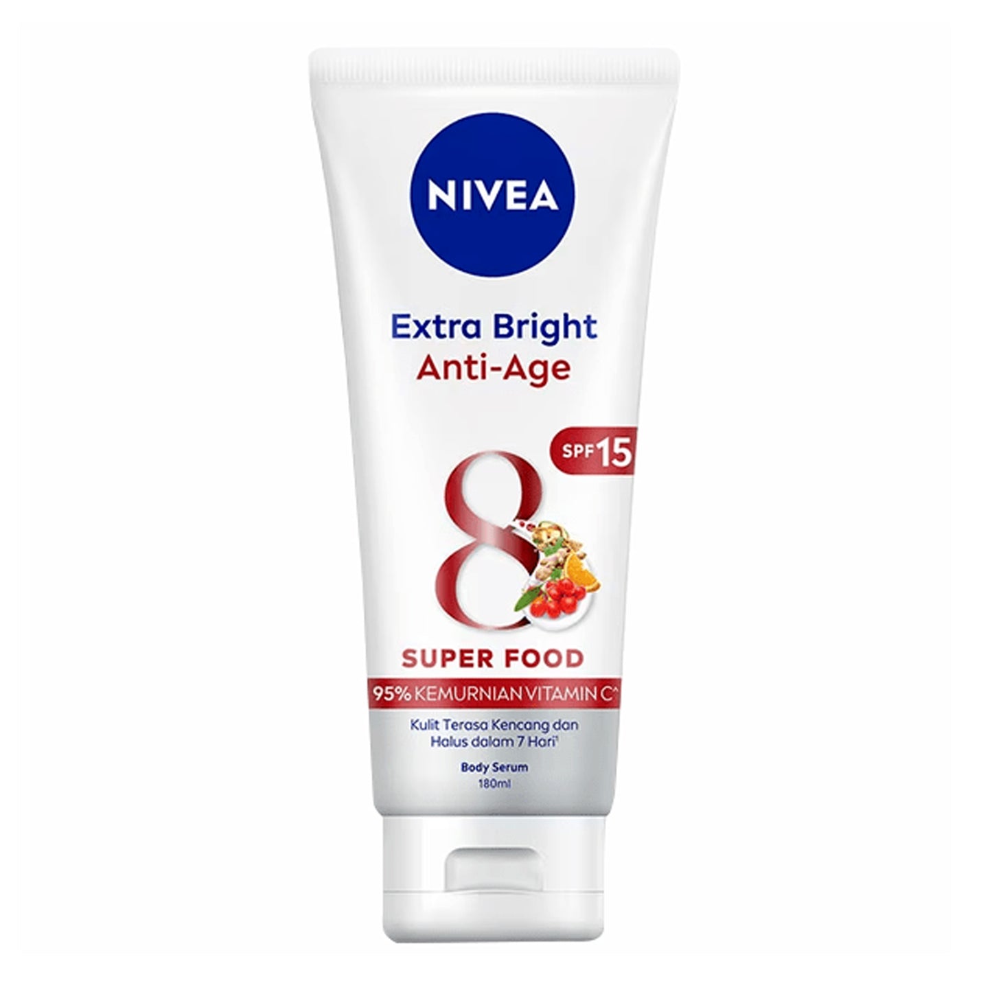 Nivea - Extra Bright Anti-Age 8 Super Food Body Serum SPF 15 - 180ml