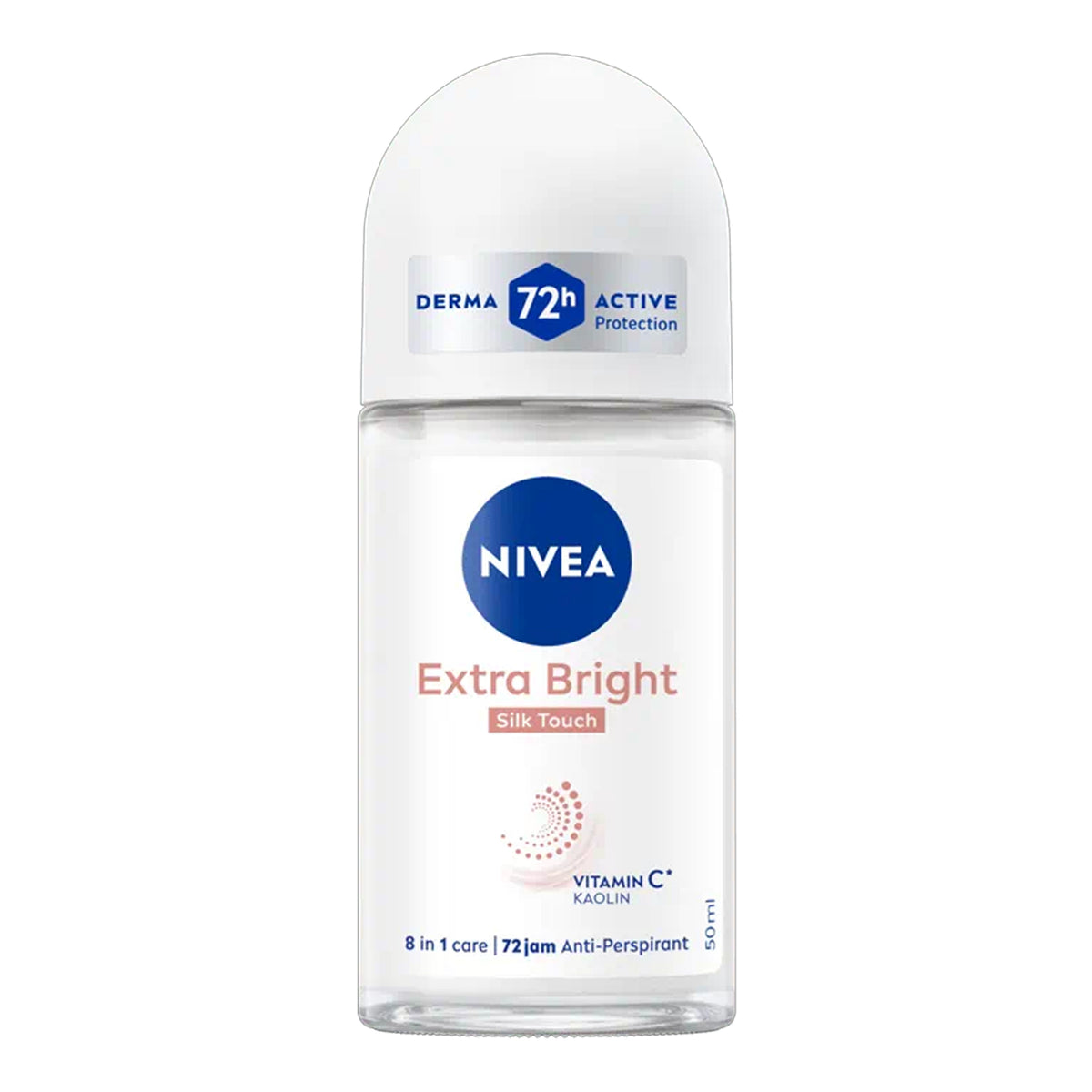 Nivea - Extra Bright Silk Touch 72H Anti-Perspirant Roll On - 50ml (Indonesia)