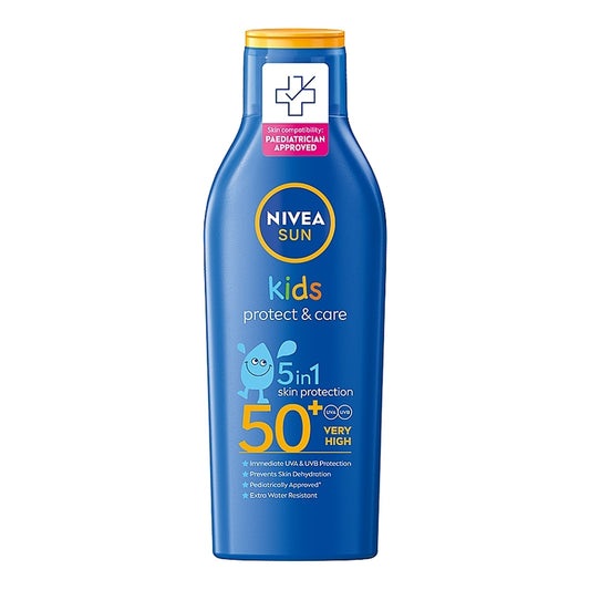 Nivea Sun - Kids Protect & Care 5 In 1 Skin Protection Sun Lotion SPF 50+ Very High - 200ml