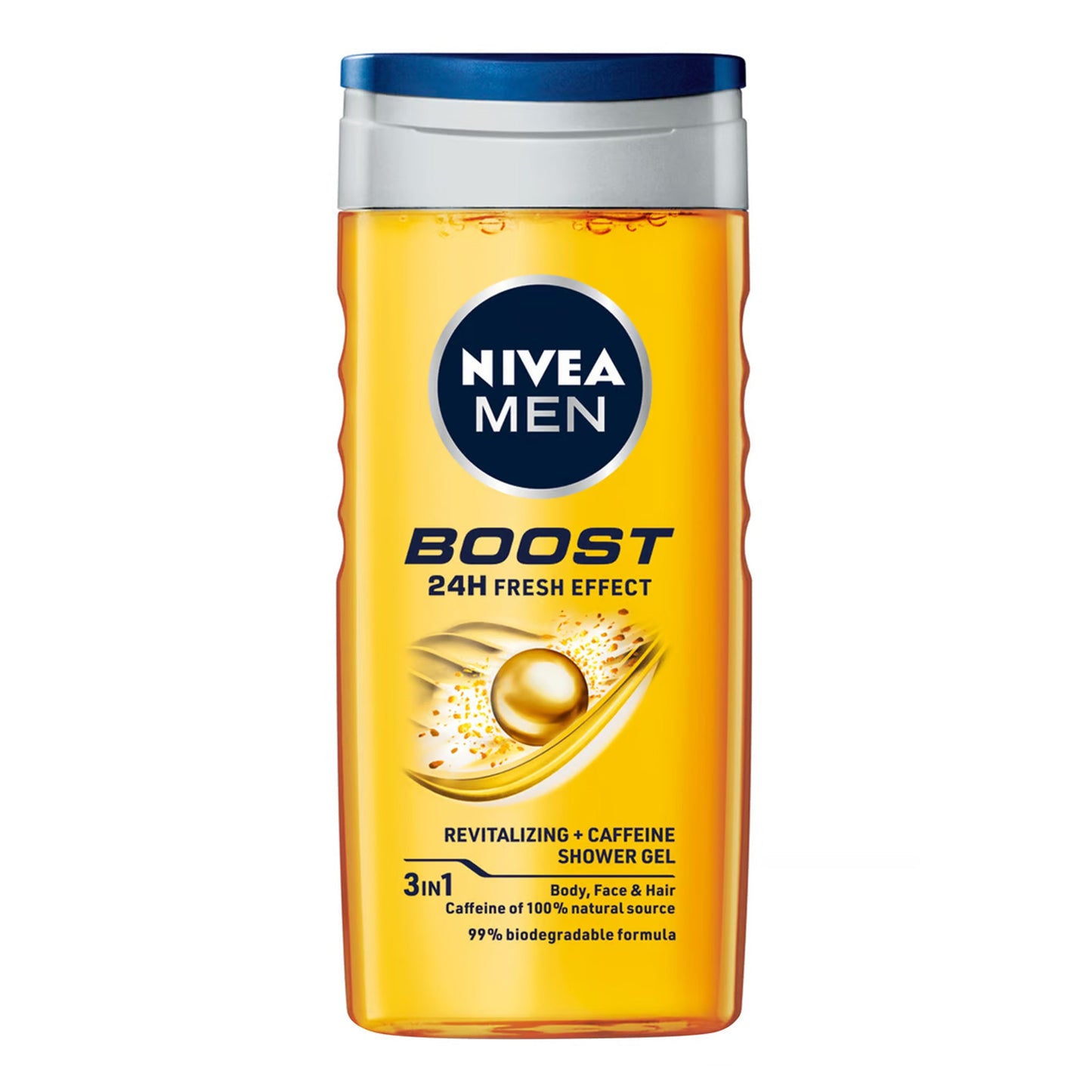 NIVEA MEN - BOOST 24 FRESH EFFECT REVITALIZING + CAFFEINE SHOWER GEL - 250ML