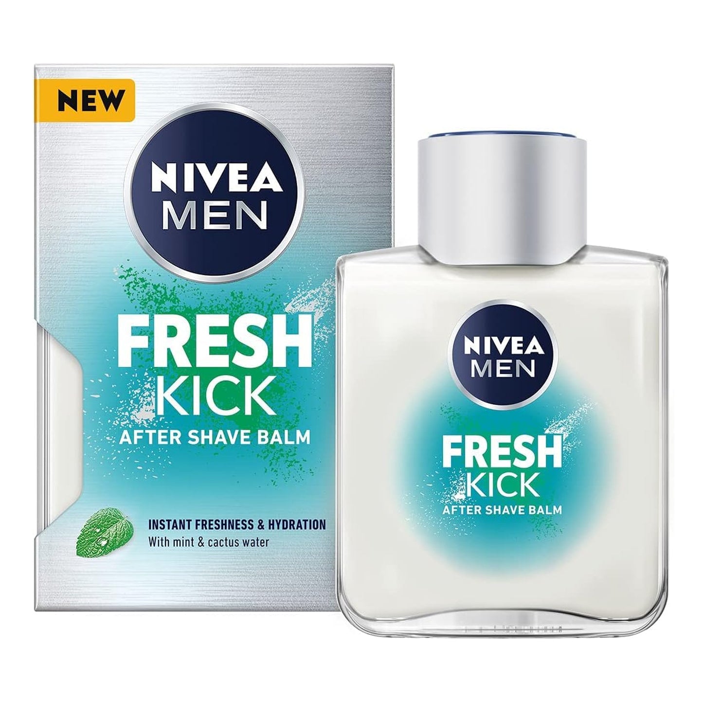 Nivea Men - Fresh Kick After Shave Balm With Mint & Cactus Water - 100ml