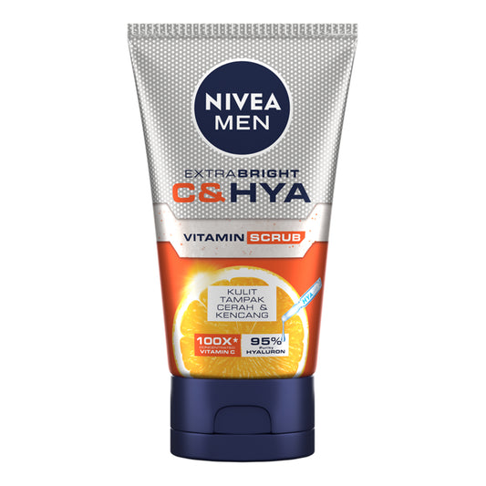 Nivea Men - Extra Bright C & HYA Vitamin Scrub - 100ml