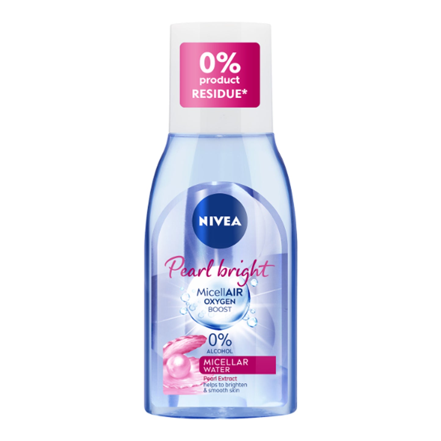 Nivea - Pearl Bright Micellair Oxygen Boost Micellar Water With Pearl Extract - 125ml (Indonesia)