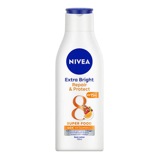 Nivea - Extra Bright Repair & Protect 8 Super Food Body Lotion SPF 15 PA+ - 190ml