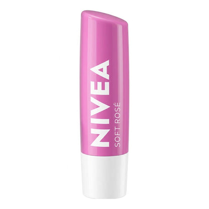 Title Nivea - Soft Rose 24H Melt-In Moisture Lip Balm With Shea Butter & Natural Oils Enriched With Vitamins - 4.8g (Thailand)