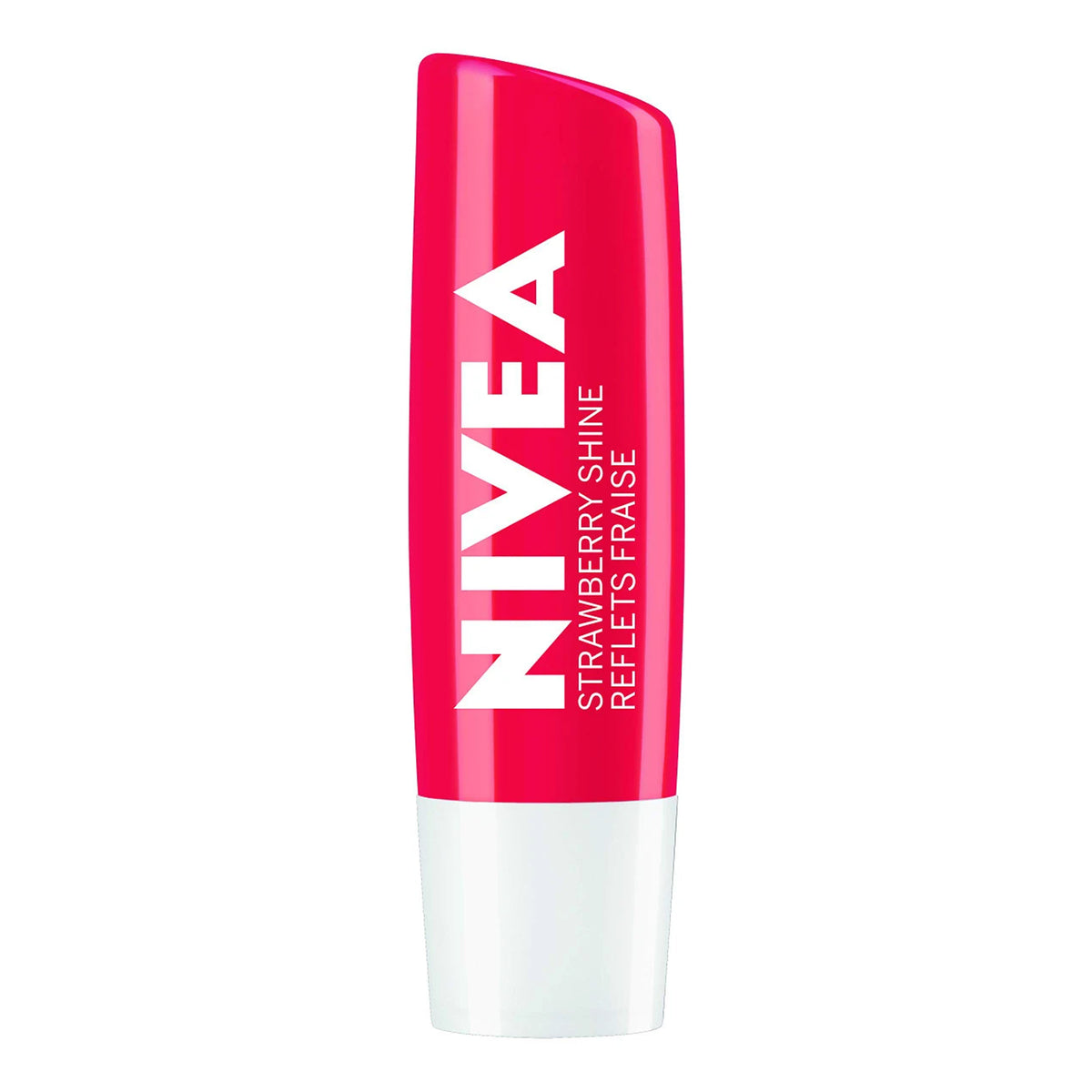 Nivea - Strawberry Shine 24H Moisture Lip Balm With Shea Butter & Natural Oils Enriched With Vitamins - 4.8g (Thailand)