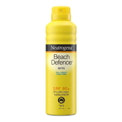 Neutrogena - Beach Defence Sun + Water Sunscreen Spray SPF 50+ - 184g (Australia)