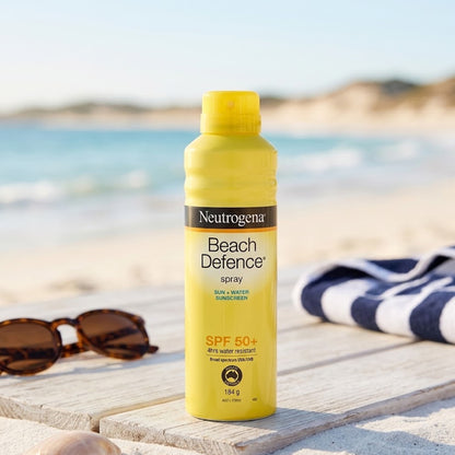 Neutrogena - Beach Defence Sun + Water Sunscreen Spray SPF 50+ - 184g (Australia)